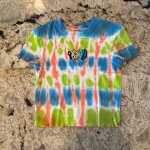 Empyre tie dye lettuce edge skate shirt